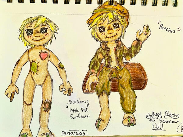 Wheat Patch-Scarecrow Doll